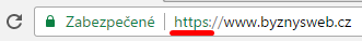 https, ssl zabezpečení webové stránky